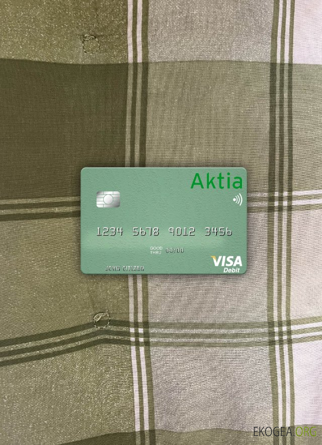 Finlande Aktia Savings Bank carte de débit visa photolook ,